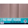 Treeline Treline Kraft 3 Fold Scored and Slotted Folders Photo